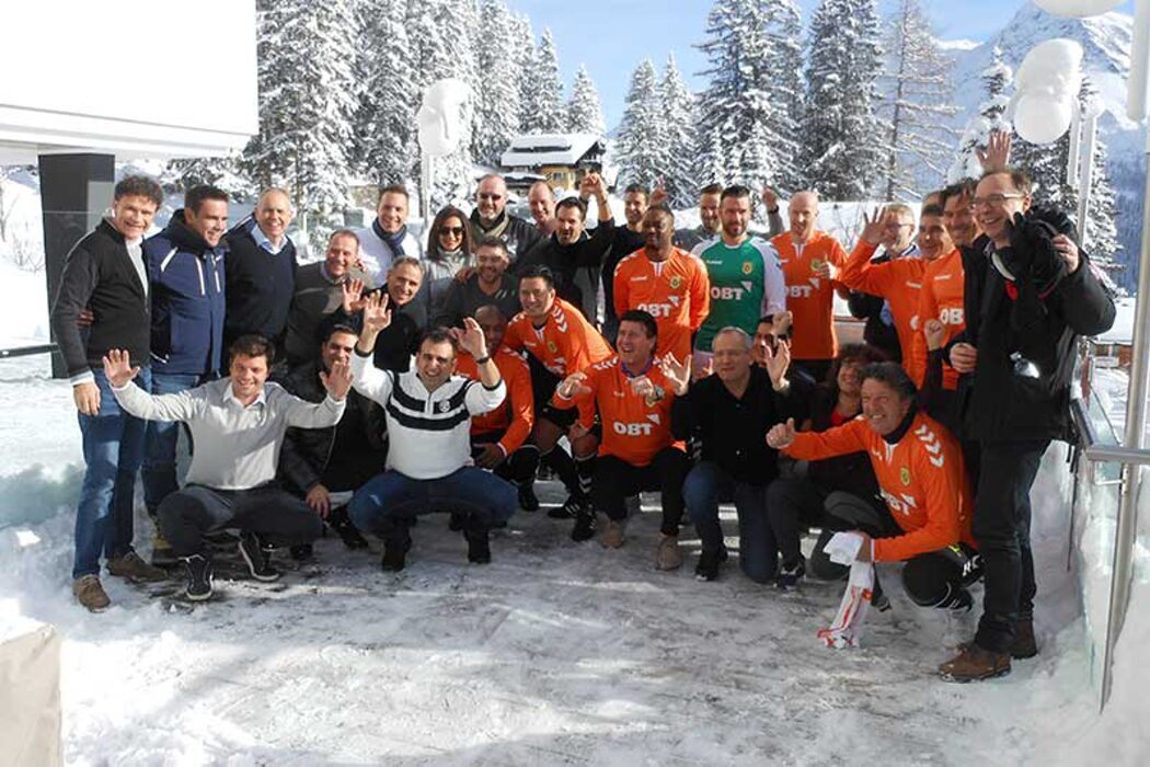 OBT zusammen mit Holland am Arosa IceSnowFootball 2020